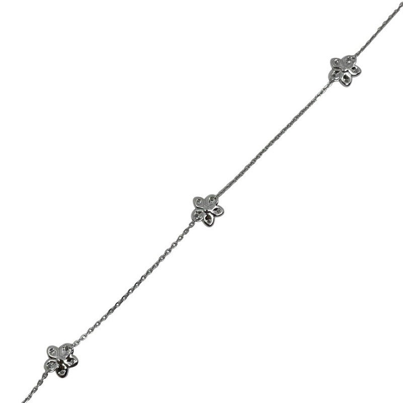 グラフ GRAFF ワイルドフラワー プティ パヴェ ダイヤモンド ブレスレット ホワイトゴールド 750WG ジュエリー