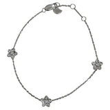 グラフ GRAFF ワイルドフラワー プティ パヴェ ダイヤモンド ブレスレット ホワイトゴールド 750WG ジュエリー