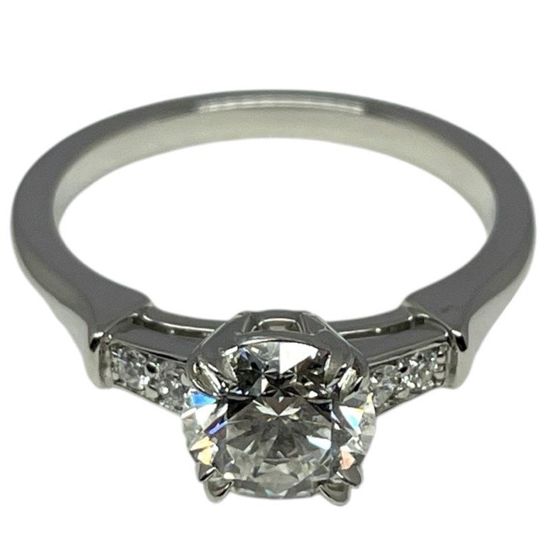 ハリーウィンストン HARRY WINSTON ラウンドカットトリストリング プラチナ pt950 ジュエリー