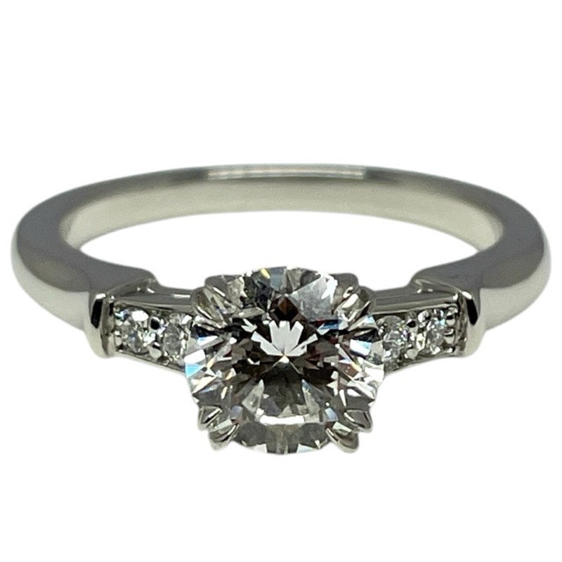 ハリーウィンストン HARRY WINSTON ラウンドカットトリストリング プラチナ pt950 ジュエリー
