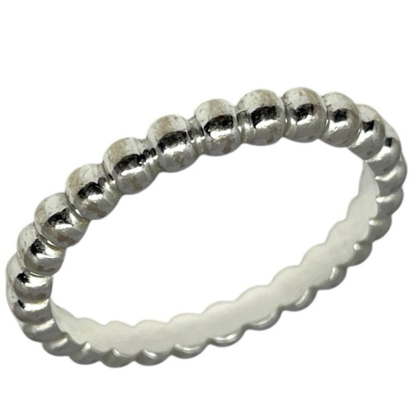 ヴァンクリーフ＆アーペル Van Cleef & Arpels ペルレ スモールリング ホワイトゴールド 750WG ジュエリー