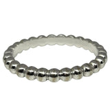 ヴァンクリーフ＆アーペル Van Cleef & Arpels ペルレ スモールリング ホワイトゴールド 750WG ジュエリー