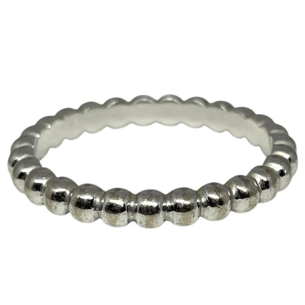 ヴァンクリーフ＆アーペル Van Cleef & Arpels ペルレ スモールリング ホワイトゴールド 750WG ジュエリー