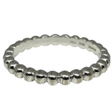 ヴァンクリーフ＆アーペル Van Cleef & Arpels ペルレ スモールリング ホワイトゴールド 750WG ジュエリー