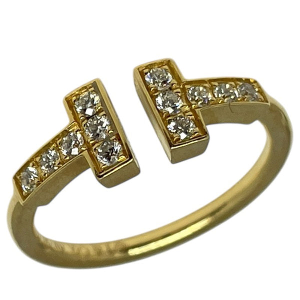 ティファニー TIFFANY＆CO Tワイヤーダイヤリング イエローゴールド 750YG ジュエリー