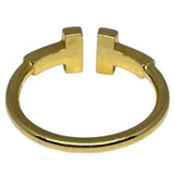 ティファニー TIFFANY＆CO Tワイヤーダイヤリング イエローゴールド 750YG ジュエリー