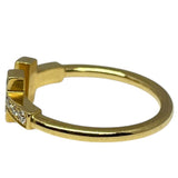 ティファニー TIFFANY＆CO Tワイヤーダイヤリング イエローゴールド 750YG ジュエリー