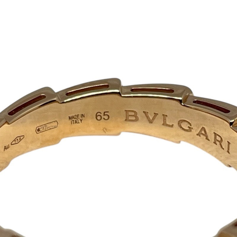 ブルガリ BVLGARI セルペンティリング ピンクゴールド 750PG ジュエリー