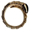 ブルガリ BVLGARI セルペンティヴァイパーリング ピンクゴールド 750PG/ダイヤモンド/オニキス ジュエリー