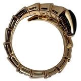 ブルガリ BVLGARI セルペンティヴァイパーリング ピンクゴールド 750PG/ダイヤモンド/オニキス ジュエリー