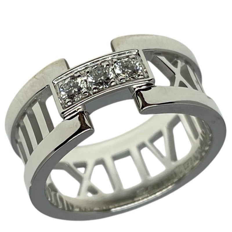 ティファニー TIFFANY＆CO オープンアトラスリング ホワイトゴールド 750WG/ダイヤモンド ジュエリー