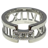 ティファニー TIFFANY＆CO オープンアトラスリング ホワイトゴールド 750WG/ダイヤモンド ジュエリー