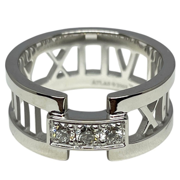 ティファニー TIFFANY＆CO オープンアトラスリング ホワイトゴールド 750WG/ダイヤモンド ジュエリー