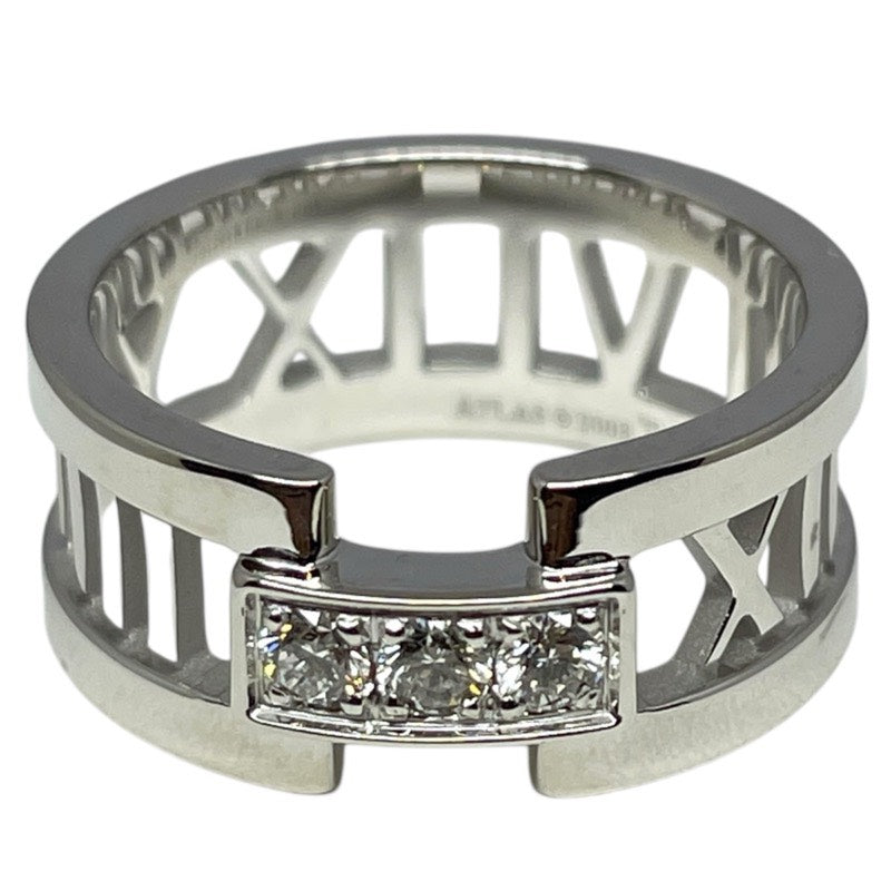 ティファニー TIFFANY＆CO オープンアトラスリング ホワイトゴールド 750WG/ダイヤモンド ジュエリー