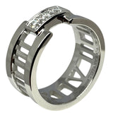 ティファニー TIFFANY＆CO オープンアトラスリング ホワイトゴールド 750WG/ダイヤモンド ジュエリー