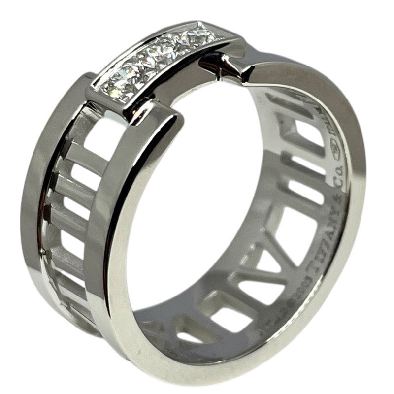 ティファニー TIFFANY＆CO オープンアトラスリング ホワイトゴールド 750WG/ダイヤモンド ジュエリー