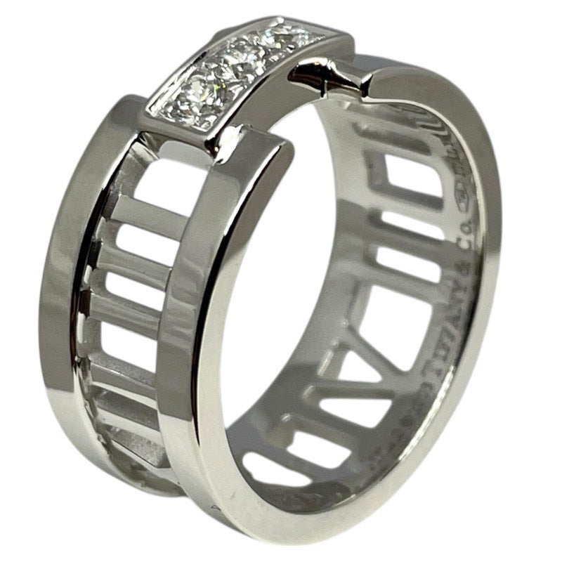 ティファニー TIFFANY＆CO オープンアトラスリング ホワイトゴールド 750WG/ダイヤモンド ジュエリー