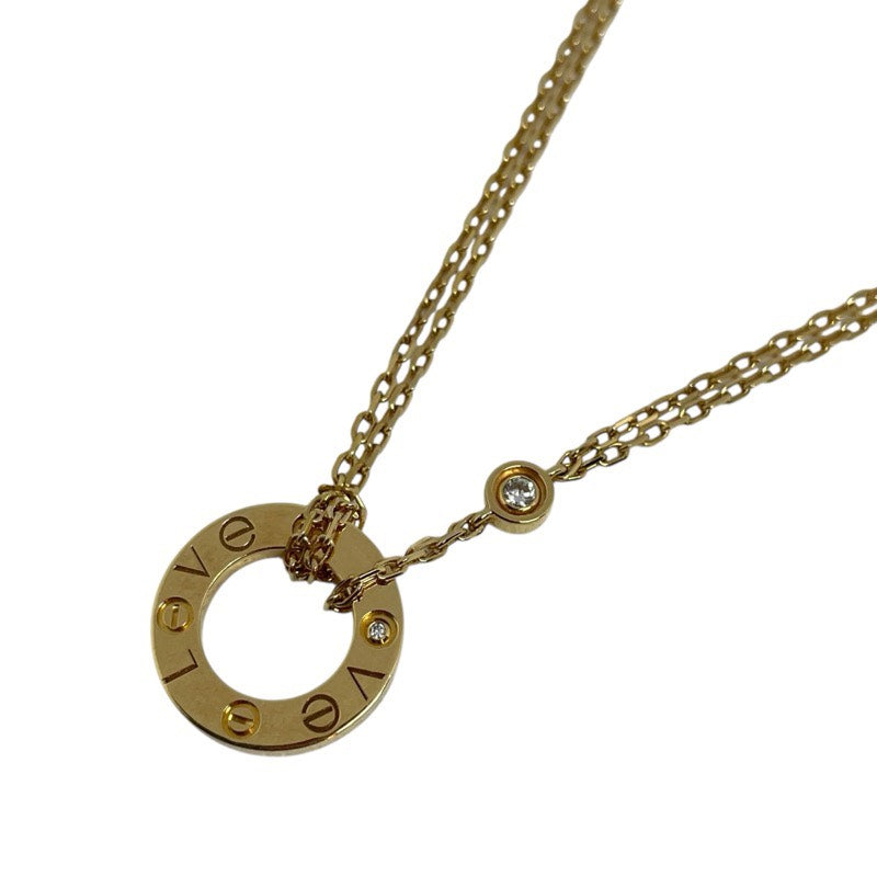 カルティエ Cartier ラブサークルダイヤネックレス イエローゴールド 750YG ジュエリー