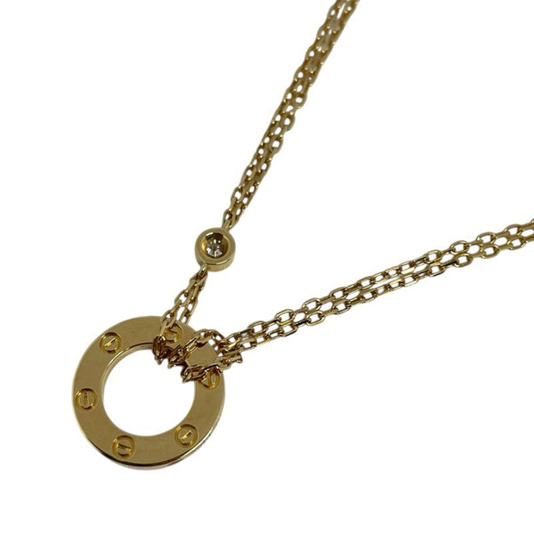 カルティエ Cartier ラブサークルダイヤネックレス イエローゴールド 750YG ジュエリー