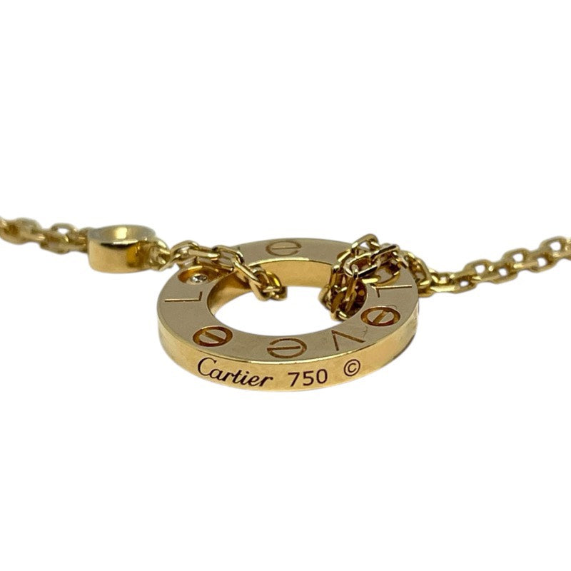 カルティエ Cartier ラブサークルダイヤネックレス イエローゴールド 750YG ジュエリー