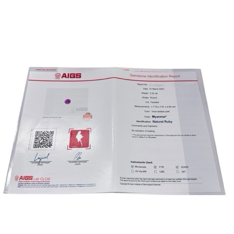 ルビー非加熱リング pt900 ジュエリー