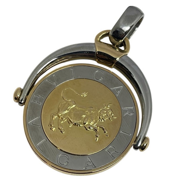 ブルガリ BVLGARI ホロスコープトップ 牡牛座 K18/SS ジュエリー