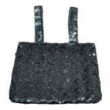 シャネル CHANEL ココマークスパンコールハンドバッグ ブラック　SV金具 スパンコール・ラインストン レディース ハンドバッグ