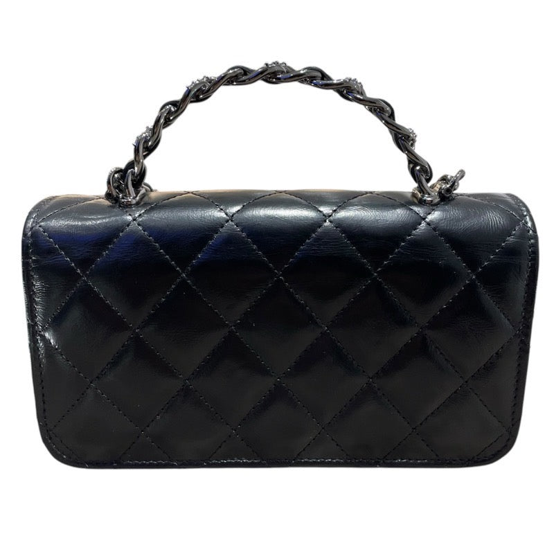 CHANEL シャネル チェーンショルダー マトラッセ シルバー金具