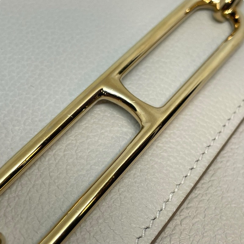 エルメス HERMES ロウリスウオレット パールグレー エバーカラー ユニセックス コインケース