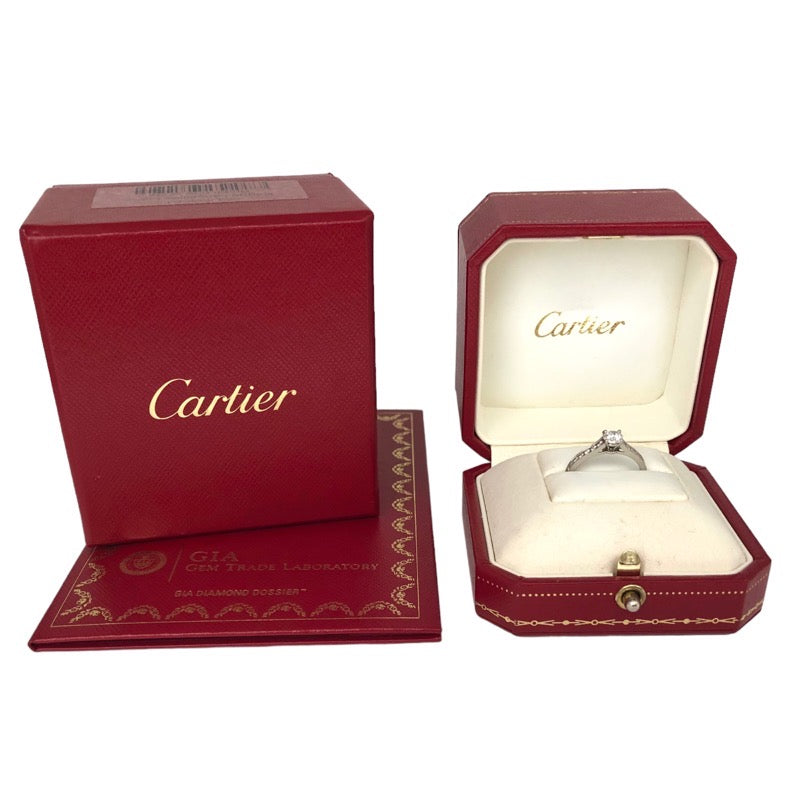 ソリテール1895 ダイヤリングソリテール Pt950 カルティエ【Cartier】 N4164651 ジュエリー リング・指輪 レディース