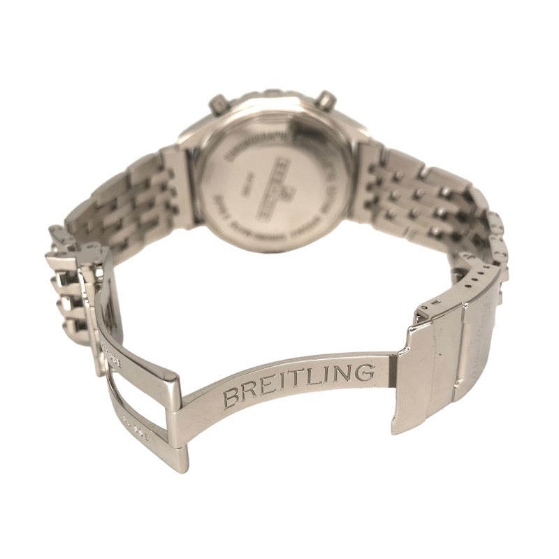 ブライトリング BREITLING ナビタイマークロノマット A41360 シルバー ステンレススチール メンズ 腕時計