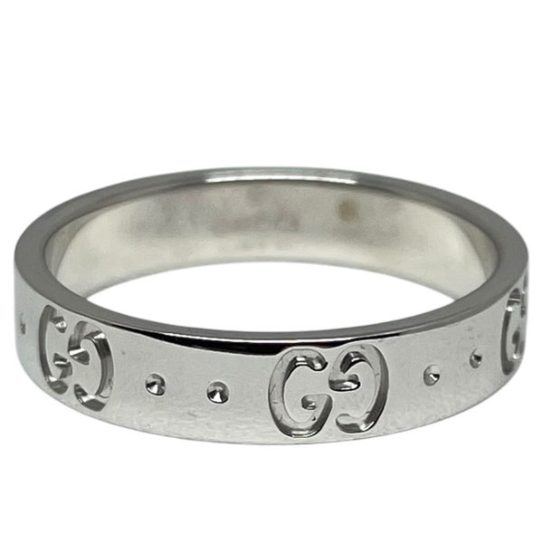 GUCCI グッチ アイコンリング 750WG ＃13 アクセサリー