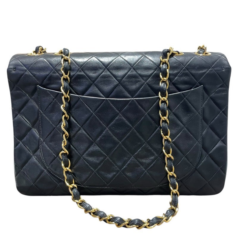 シャネル CHANEL デカマトラッセ34 A01094 ブラック　GD金具 ラムスキン レディース ショルダーバッグ