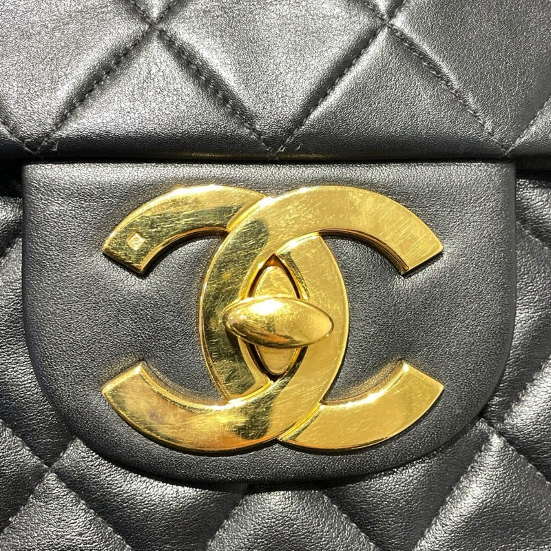 シャネル CHANEL デカマトラッセ34 A01094 ブラック　GD金具 ラムスキン レディース ショルダーバッグ