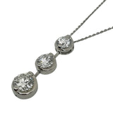 ダイヤモンドネックレス pt900 ジュエリー