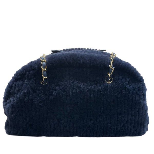 シャネル CHANEL ラージボーリングバッグ AS5059 シフリングラムスキンブルー　GD金具 ココネージュ レディース トートバッグ