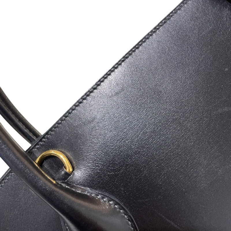 エルメス HERMES ボリード35 〇Y刻 ブラック　GD金具 ボックスカーフ レディース ショルダーバッグ