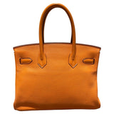 エルメス HERMES バーキン30 □N刻 オレンジ　SV金具 トリヨン レディース ハンドバッグ
