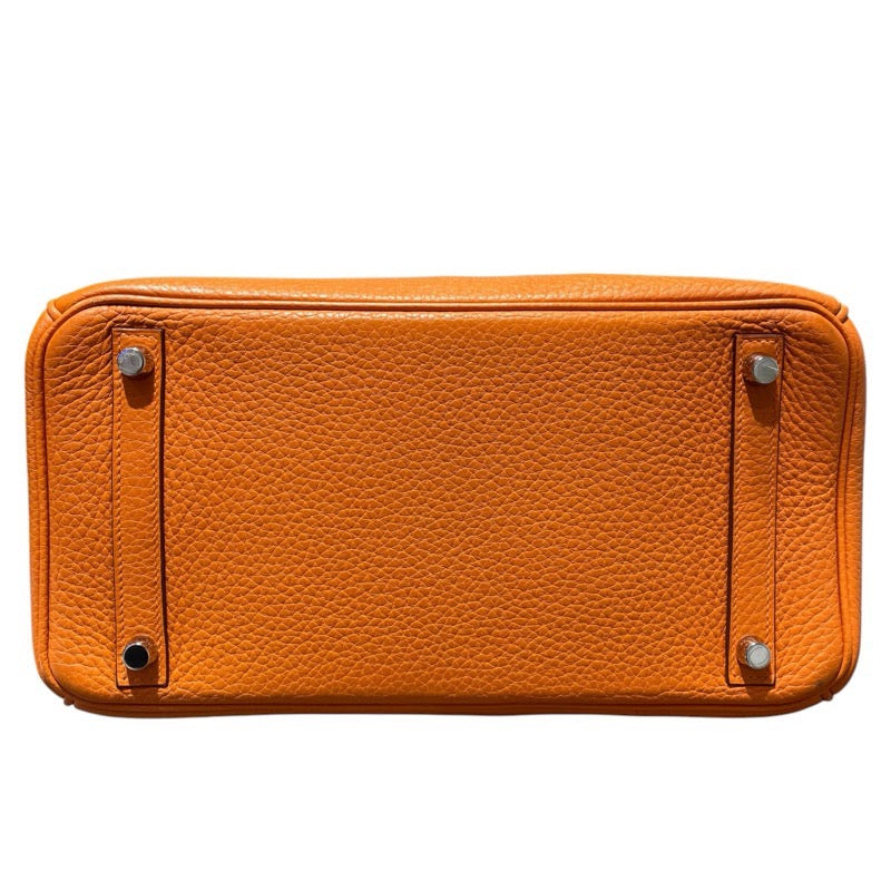 エルメス HERMES バーキン30 □N刻 オレンジ　SV金具 トリヨン レディース ハンドバッグ