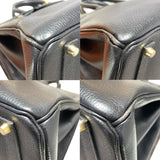 エルメス HERMES バーキン35 □H刻 ブラック　GD金具 アルデンヌ ユニセックス ハンドバッグ