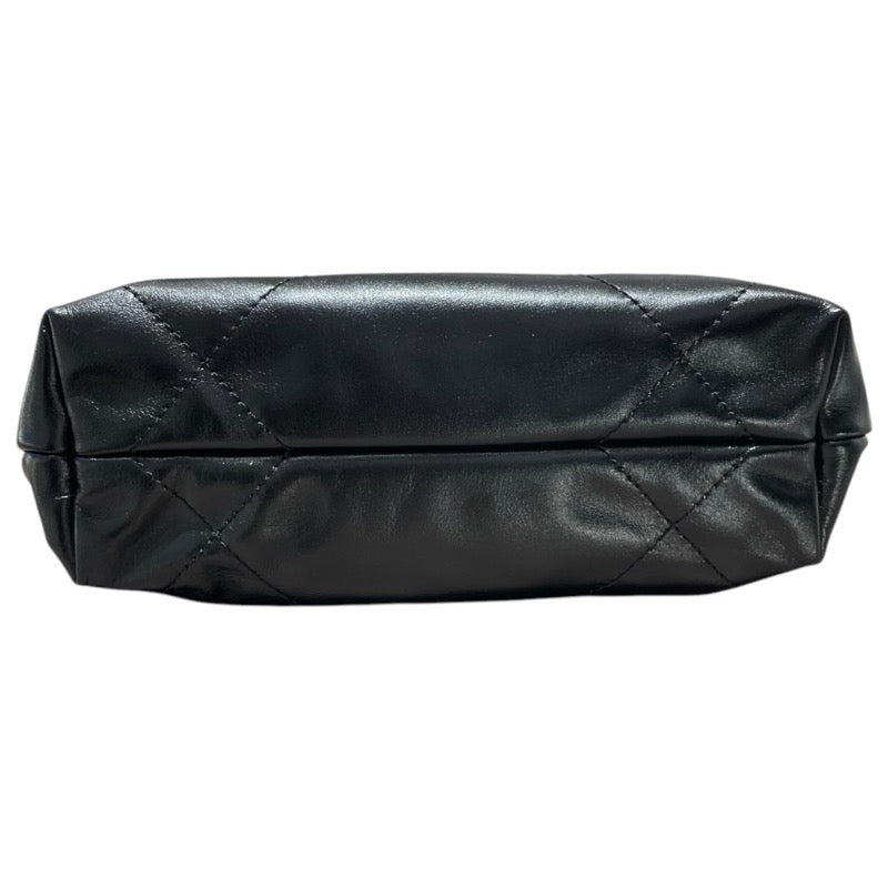 シャネル CHANEL CHANEL22ミニバッグ AS3980 ブラック　GD金具 ラムスキン レディース ショルダーバッグ