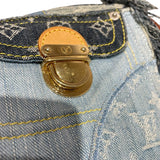 ルイ・ヴィトン LOUIS VUITTON パッチワークポスティ M95347 ブルー デニム・モノグラム ユニセックス ショルダーバッグ