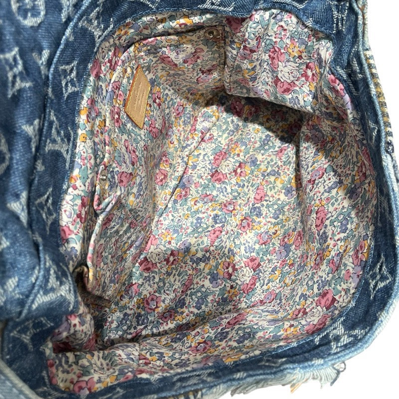 ルイ・ヴィトン LOUIS VUITTON パッチワークポスティ M95347 ブルー デニム・モノグラム ユニセックス ショルダーバッグ