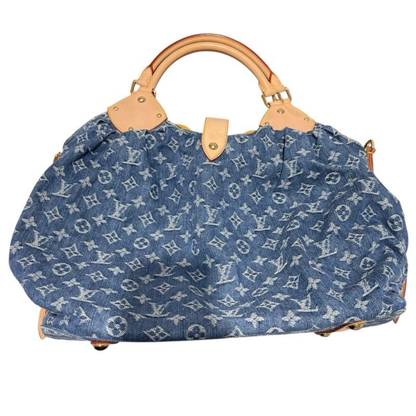 ルイ・ヴィトン LOUIS VUITTON XL　トート M95515 ブルー　 モノグラム・デニム レディース トートバッグ