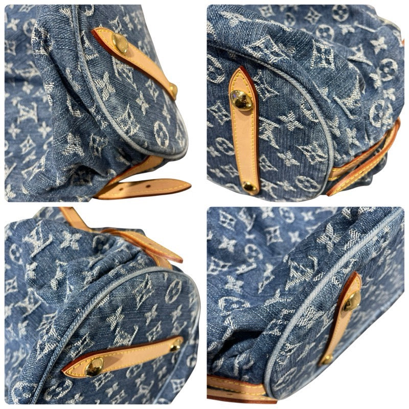 ルイ・ヴィトン LOUIS VUITTON XL　トート M95515 ブルー　 モノグラム・デニム レディース トートバッグ