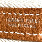 エルメス HERMES ガーデンパーティーTPM W刻印 ゴールド×シルバー金具 ネゴンダ レディース トートバッグ