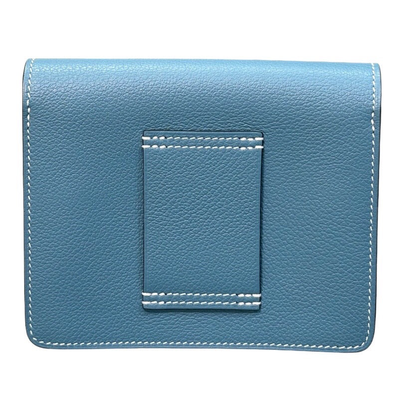 エルメス HERMES ロウリススリム B刻印 ブルージーン x シルバー金具