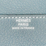 エルメス HERMES ロウリススリム B刻印 ブルージーン x シルバー金具 エバーカラー レディース 二つ折り財布