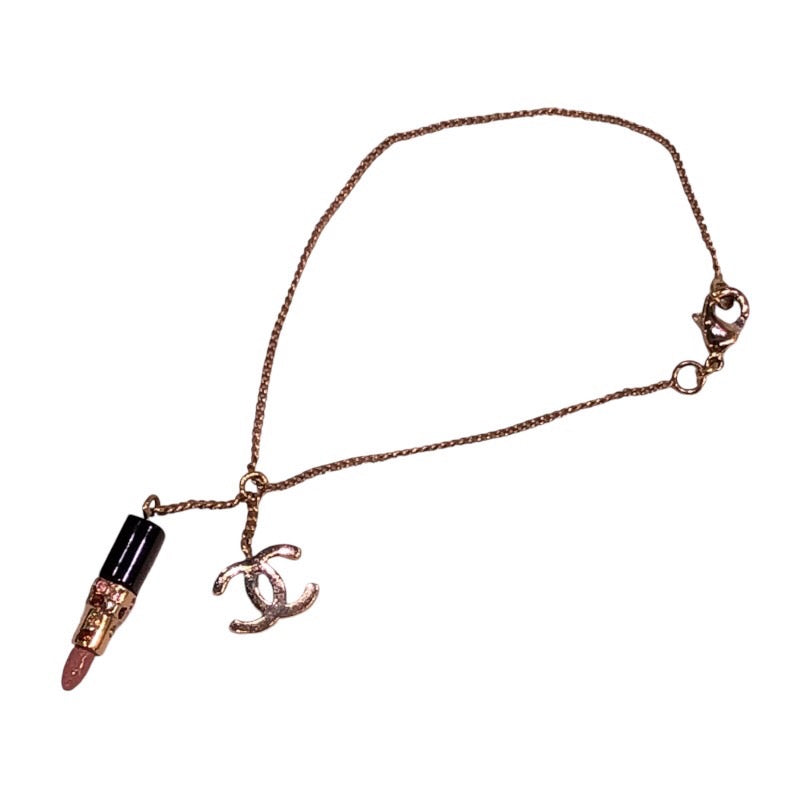 シャネル CHANEL リップスティックモチーフ ブレスレット 09A メタル/ストラス/エナメル レディース ブレスレット