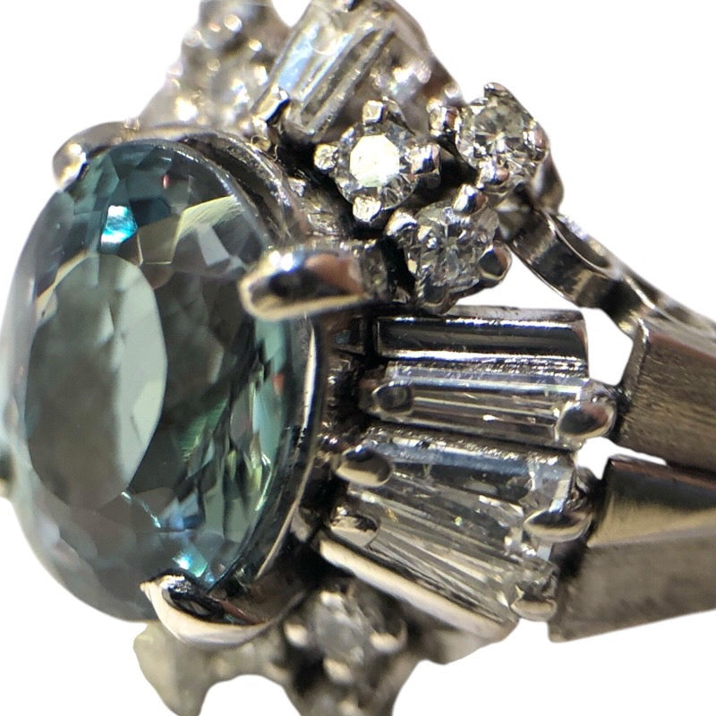 アレキサンドライトリング Pt900/アレキサンドライト/ダイヤモンド